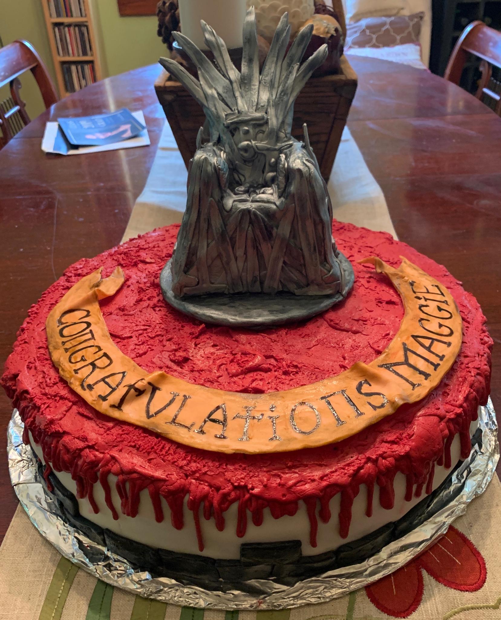 Game of Thrones Graduation Celebration Strawberries and Cream